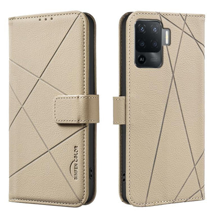 Geometric Pattern RFID Leather Phone Case, For OPPO A96 5G / Reno7 Z, For OPPO A16 / A16S / A54S / A55 5G, For OPPO A94 4G / Reno5 F / F19 Rro, For OPPO A94 5G / F19 Pro+ / Reno5 Z 5G, For OPPO A74 5G / A93 5G / A54 5G, For OPPO A74 4G / F19 4G        ...