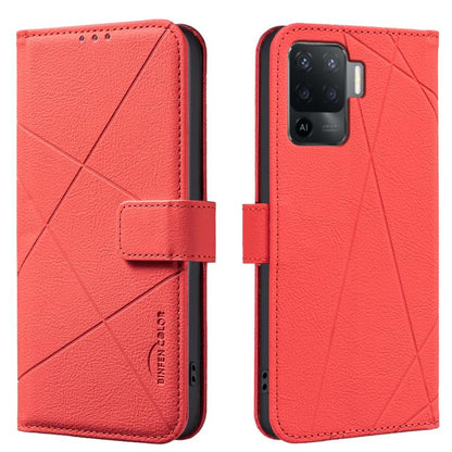 Geometric Pattern RFID Leather Phone Case, For OPPO A96 5G / Reno7 Z, For OPPO A16 / A16S / A54S / A55 5G, For OPPO A94 4G / Reno5 F / F19 Rro, For OPPO A94 5G / F19 Pro+ / Reno5 Z 5G, For OPPO A74 5G / A93 5G / A54 5G, For OPPO A74 4G / F19 4G        ...