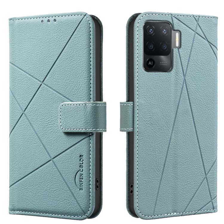 Geometric Pattern RFID Leather Phone Case, For OPPO A96 5G / Reno7 Z, For OPPO A16 / A16S / A54S / A55 5G, For OPPO A94 4G / Reno5 F / F19 Rro, For OPPO A94 5G / F19 Pro+ / Reno5 Z 5G, For OPPO A74 5G / A93 5G / A54 5G, For OPPO A74 4G / F19 4G        ...