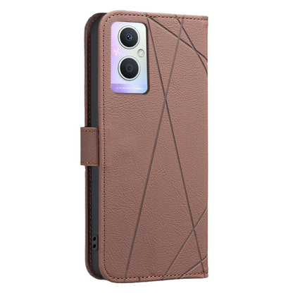 Geometric Pattern RFID Leather Phone Case, For OPPO A96 5G / Reno7 Z, For OPPO A16 / A16S / A54S / A55 5G, For OPPO A94 4G / Reno5 F / F19 Rro, For OPPO A94 5G / F19 Pro+ / Reno5 Z 5G, For OPPO A74 5G / A93 5G / A54 5G, For OPPO A74 4G / F19 4G        ...