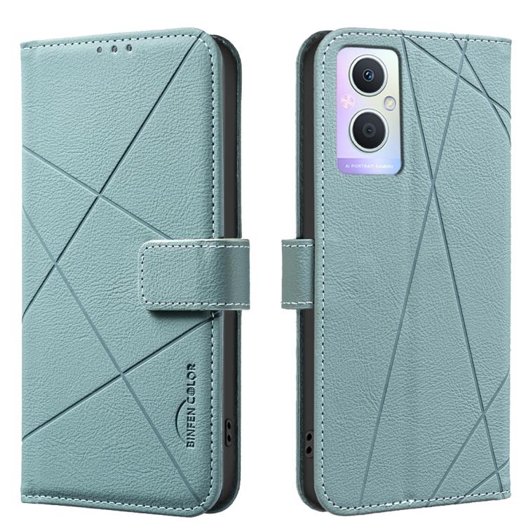 Geometric Pattern RFID Leather Phone Case, For OPPO A96 5G / Reno7 Z, For OPPO A16 / A16S / A54S / A55 5G, For OPPO A94 4G / Reno5 F / F19 Rro, For OPPO A94 5G / F19 Pro+ / Reno5 Z 5G, For OPPO A74 5G / A93 5G / A54 5G, For OPPO A74 4G / F19 4G        ...