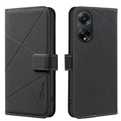 Geometric Pattern RFID Leather Phone Case, For OPPO Reno16 F 5G/Reno16 FS 5G, For OPPO Reno16/Reno16 Pro 5G Global, For OPPO Reno15 F 5G Global, For OPPO Reno15 5G Global, For OPPO A6 Pro 5G/4G Global / F31 5G, For OPPO Reno14 F 5G, For OPPO A79 5G    ...