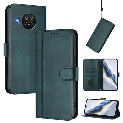 Line Splicing Buckle Retro Leather Phone Case, For Nokia C01 Plus / C1 2nd Edition, For Nokia XR20, For Nokia C10 / C20, For Nokia X20 / X10, For Nokia 6.3 / G20 / G10