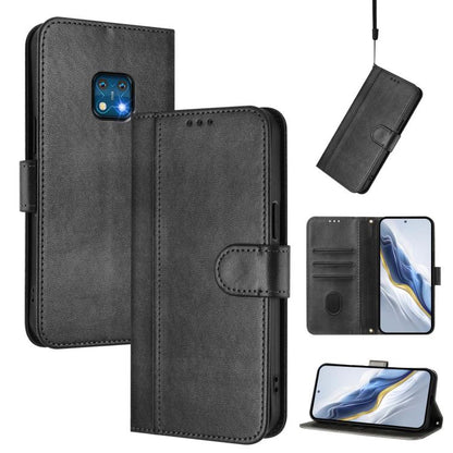 Line Splicing Buckle Retro Leather Phone Case, For Nokia C01 Plus / C1 2nd Edition, For Nokia XR20, For Nokia C10 / C20, For Nokia X20 / X10, For Nokia 6.3 / G20 / G10