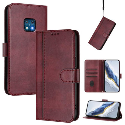 Line Splicing Buckle Retro Leather Phone Case, For Nokia C01 Plus / C1 2nd Edition, For Nokia XR20, For Nokia C10 / C20, For Nokia X20 / X10, For Nokia 6.3 / G20 / G10