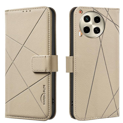 Geometric Pattern RFID Leather Phone Case, For Tecno Spark 30 4G, For Tecno Pova 6 / Pova 6 Pro 5G, For Tecno Camon 30 4G / 30 5G, For Tecno Spark 20 Pro+, For Tecno Spark 20 Pro, For Tecno Spark GO 2024 / 20C / Pop 8, For Tecno Spark 20