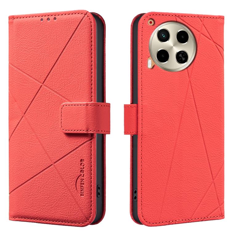 Geometric Pattern RFID Leather Phone Case, For Tecno Spark 30 4G, For Tecno Pova 6 / Pova 6 Pro 5G, For Tecno Camon 30 4G / 30 5G, For Tecno Spark 20 Pro+, For Tecno Spark 20 Pro, For Tecno Spark GO 2024 / 20C / Pop 8, For Tecno Spark 20