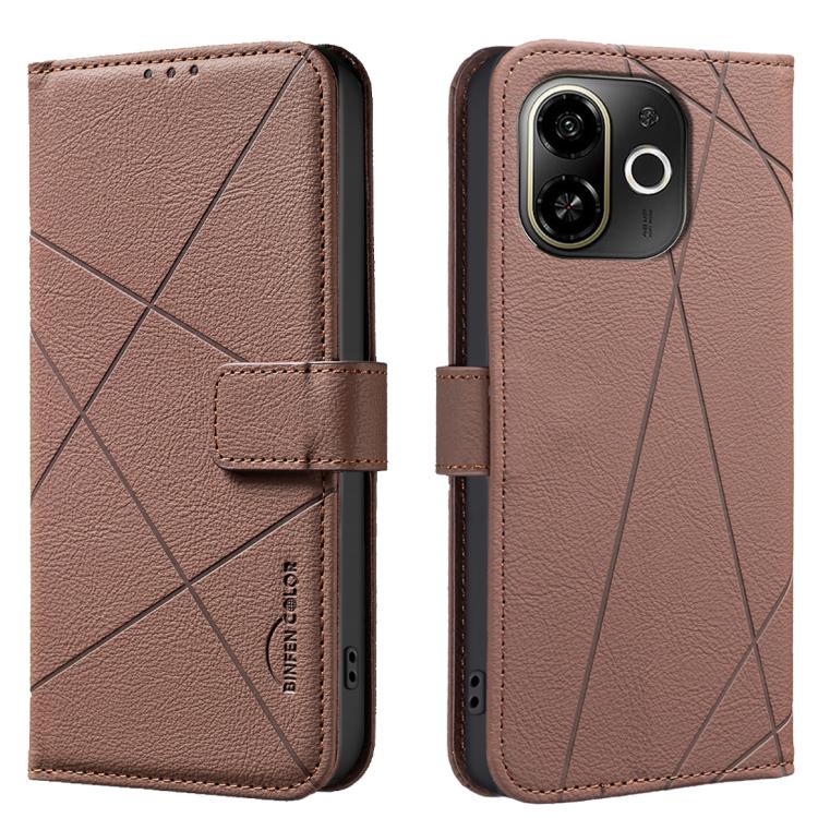 Geometric Pattern RFID Leather Phone Case, For Tecno Pova 8 5G, For Tecno Spark 50 5G, For Tecno Pova Curve 2 5G, For Tecno Spark 50 4G, For Tecno Camon 50 Pro 4G, For Tecno Camon 50 4G, For Tecno Spark Go 3, For Tecno Pova 7 Pro 5G                    ...