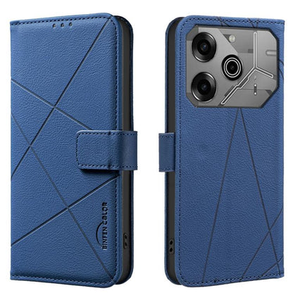 Geometric Pattern RFID Leather Phone Case, For Tecno Spark 30 4G, For Tecno Pova 6 / Pova 6 Pro 5G, For Tecno Camon 30 4G / 30 5G, For Tecno Spark 20 Pro+, For Tecno Spark 20 Pro, For Tecno Spark GO 2024 / 20C / Pop 8, For Tecno Spark 20