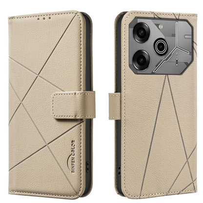 Geometric Pattern RFID Leather Phone Case, For Tecno Spark 30 4G, For Tecno Pova 6 / Pova 6 Pro 5G, For Tecno Camon 30 4G / 30 5G, For Tecno Spark 20 Pro+, For Tecno Spark 20 Pro, For Tecno Spark GO 2024 / 20C / Pop 8, For Tecno Spark 20
