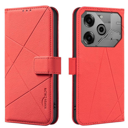 Geometric Pattern RFID Leather Phone Case, For Tecno Spark 30 4G, For Tecno Pova 6 / Pova 6 Pro 5G, For Tecno Camon 30 4G / 30 5G, For Tecno Spark 20 Pro+, For Tecno Spark 20 Pro, For Tecno Spark GO 2024 / 20C / Pop 8, For Tecno Spark 20