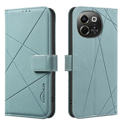 Geometric Pattern RFID Leather Phone Case, For Tecno Pova 8 5G, For Tecno Spark 50 5G, For Tecno Pova Curve 2 5G, For Tecno Spark 50 4G, For Tecno Camon 50 Pro 4G, For Tecno Camon 50 4G, For Tecno Spark Go 3, For Tecno Pova 7 Pro 5G                    ...