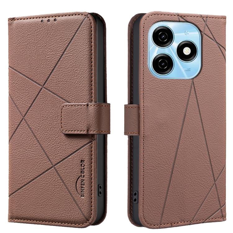 Geometric Pattern RFID Leather Phone Case, For Tecno Spark 30 4G, For Tecno Pova 6 / Pova 6 Pro 5G, For Tecno Camon 30 4G / 30 5G, For Tecno Spark 20 Pro+, For Tecno Spark 20 Pro, For Tecno Spark GO 2024 / 20C / Pop 8, For Tecno Spark 20