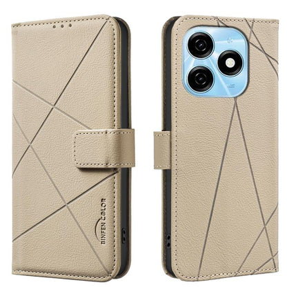 Geometric Pattern RFID Leather Phone Case, For Tecno Spark 30 4G, For Tecno Pova 6 / Pova 6 Pro 5G, For Tecno Camon 30 4G / 30 5G, For Tecno Spark 20 Pro+, For Tecno Spark 20 Pro, For Tecno Spark GO 2024 / 20C / Pop 8, For Tecno Spark 20