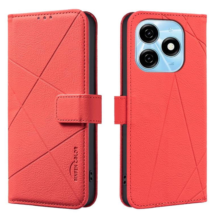 Geometric Pattern RFID Leather Phone Case, For Tecno Spark 30 4G, For Tecno Pova 6 / Pova 6 Pro 5G, For Tecno Camon 30 4G / 30 5G, For Tecno Spark 20 Pro+, For Tecno Spark 20 Pro, For Tecno Spark GO 2024 / 20C / Pop 8, For Tecno Spark 20