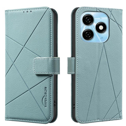 Geometric Pattern RFID Leather Phone Case, For Tecno Spark 30 4G, For Tecno Pova 6 / Pova 6 Pro 5G, For Tecno Camon 30 4G / 30 5G, For Tecno Spark 20 Pro+, For Tecno Spark 20 Pro, For Tecno Spark GO 2024 / 20C / Pop 8, For Tecno Spark 20