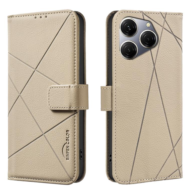 Geometric Pattern RFID Leather Phone Case, For Tecno Spark 30 4G, For Tecno Pova 6 / Pova 6 Pro 5G, For Tecno Camon 30 4G / 30 5G, For Tecno Spark 20 Pro+, For Tecno Spark 20 Pro, For Tecno Spark GO 2024 / 20C / Pop 8, For Tecno Spark 20