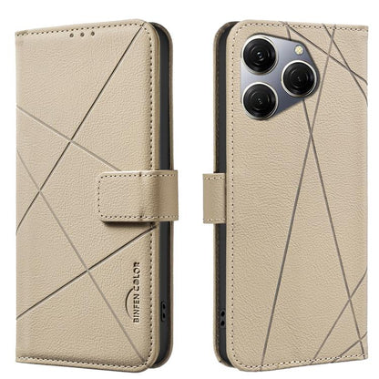 Geometric Pattern RFID Leather Phone Case, For Tecno Spark 30 4G, For Tecno Pova 6 / Pova 6 Pro 5G, For Tecno Camon 30 4G / 30 5G, For Tecno Spark 20 Pro+, For Tecno Spark 20 Pro, For Tecno Spark GO 2024 / 20C / Pop 8, For Tecno Spark 20