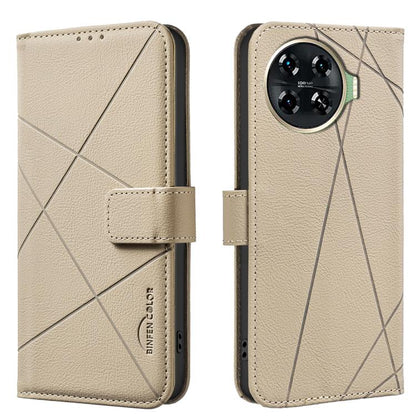 Geometric Pattern RFID Leather Phone Case, For Tecno Spark 30 4G, For Tecno Pova 6 / Pova 6 Pro 5G, For Tecno Camon 30 4G / 30 5G, For Tecno Spark 20 Pro+, For Tecno Spark 20 Pro, For Tecno Spark GO 2024 / 20C / Pop 8, For Tecno Spark 20