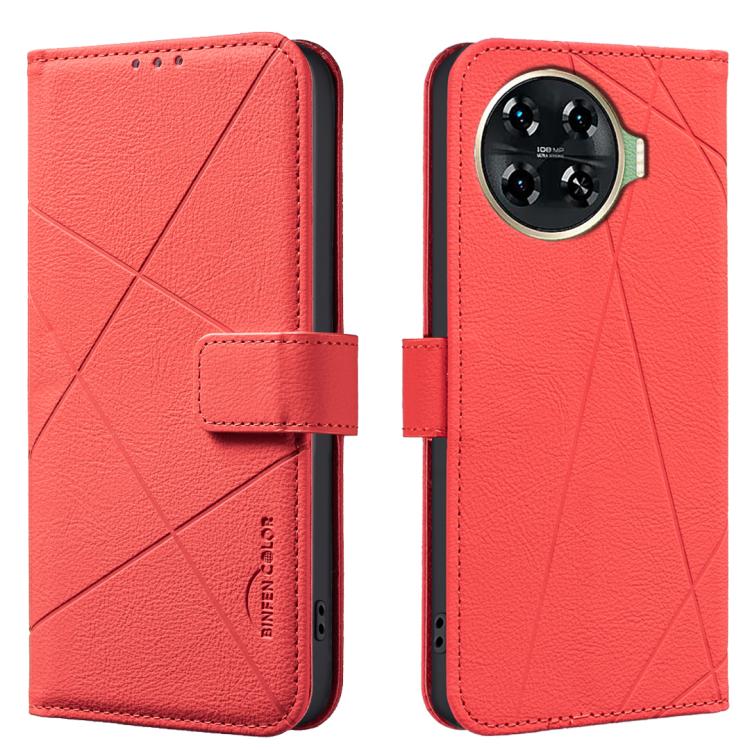 Geometric Pattern RFID Leather Phone Case, For Tecno Spark 30 4G, For Tecno Pova 6 / Pova 6 Pro 5G, For Tecno Camon 30 4G / 30 5G, For Tecno Spark 20 Pro+, For Tecno Spark 20 Pro, For Tecno Spark GO 2024 / 20C / Pop 8, For Tecno Spark 20