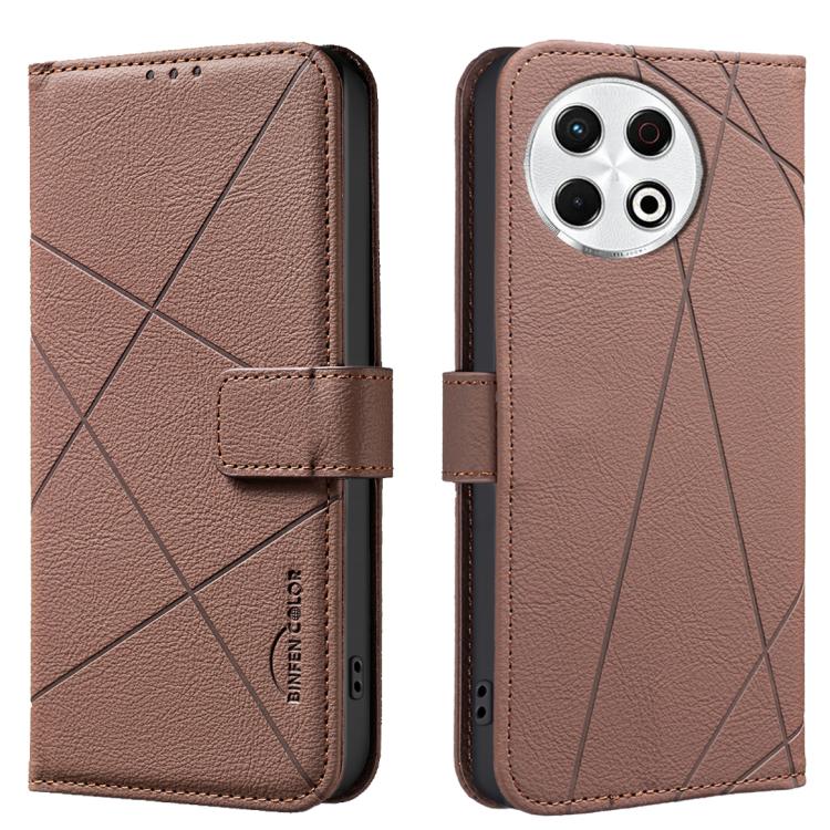 Geometric Pattern RFID Leather Phone Case, For Tecno Pova 8 5G, For Tecno Spark 50 5G, For Tecno Pova Curve 2 5G, For Tecno Spark 50 4G, For Tecno Camon 50 Pro 4G, For Tecno Camon 50 4G, For Tecno Spark Go 3, For Tecno Pova 7 Pro 5G                    ...