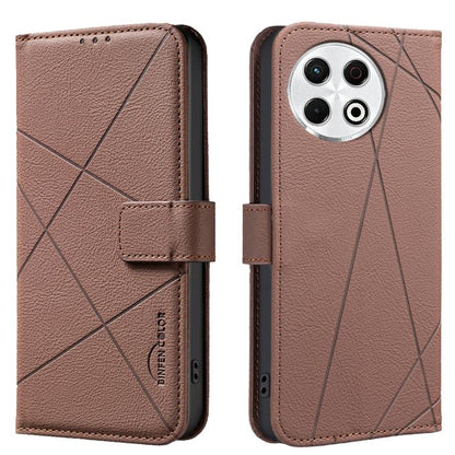 Geometric Pattern RFID Leather Phone Case, For Tecno Pova 8 5G, For Tecno Spark 50 5G, For Tecno Pova Curve 2 5G, For Tecno Spark 50 4G, For Tecno Camon 50 Pro 4G, For Tecno Camon 50 4G, For Tecno Spark Go 3, For Tecno Pova 7 Pro 5G                    ...
