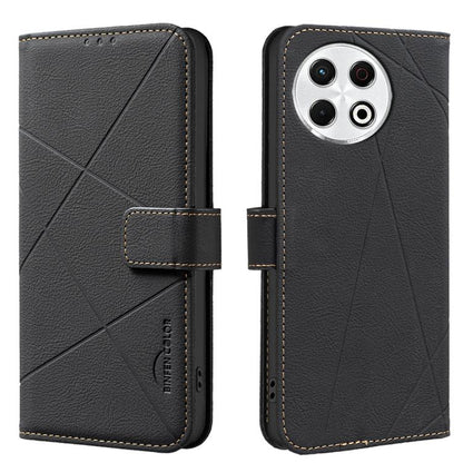 Geometric Pattern RFID Leather Phone Case, For Tecno Pova 8 5G, For Tecno Spark 50 5G, For Tecno Pova Curve 2 5G, For Tecno Spark 50 4G, For Tecno Camon 50 Pro 4G, For Tecno Camon 50 4G, For Tecno Spark Go 3, For Tecno Pova 7 Pro 5G                    ...