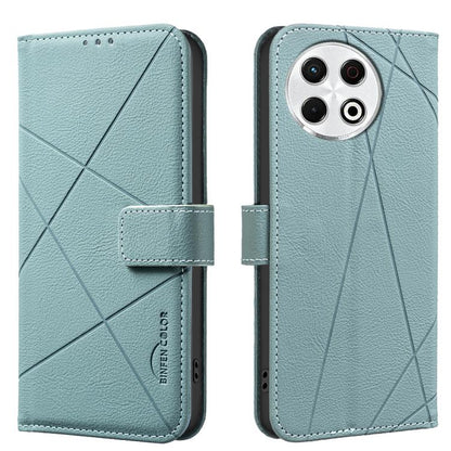 Geometric Pattern RFID Leather Phone Case, For Tecno Pova 8 5G, For Tecno Spark 50 5G, For Tecno Pova Curve 2 5G, For Tecno Spark 50 4G, For Tecno Camon 50 Pro 4G, For Tecno Camon 50 4G, For Tecno Spark Go 3, For Tecno Pova 7 Pro 5G                    ...