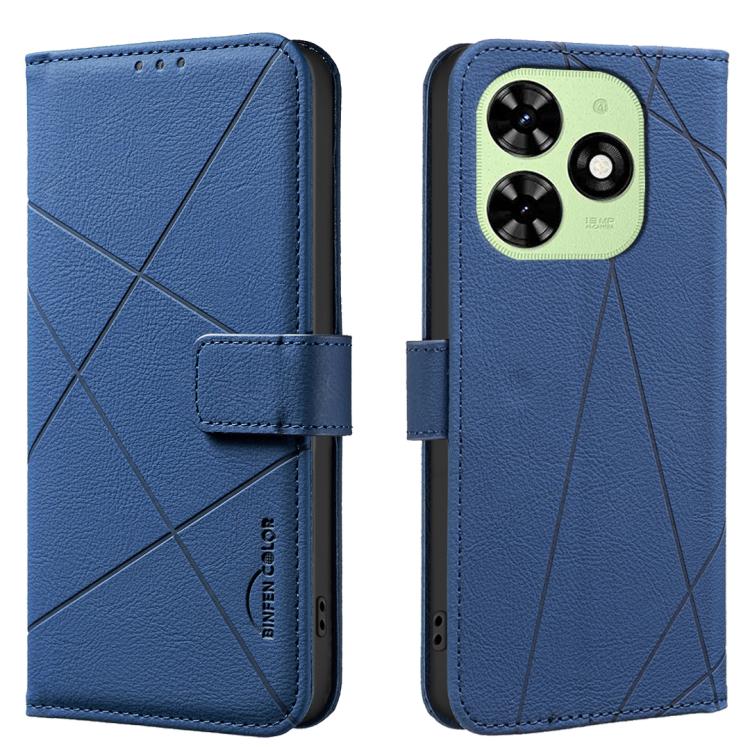 Geometric Pattern RFID Leather Phone Case, For Tecno Spark 30 4G, For Tecno Pova 6 / Pova 6 Pro 5G, For Tecno Camon 30 4G / 30 5G, For Tecno Spark 20 Pro+, For Tecno Spark 20 Pro, For Tecno Spark GO 2024 / 20C / Pop 8, For Tecno Spark 20