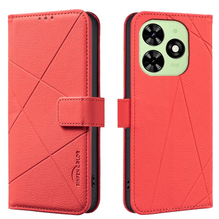 Geometric Pattern RFID Leather Phone Case, For Tecno Spark 30 4G, For Tecno Pova 6 / Pova 6 Pro 5G, For Tecno Camon 30 4G / 30 5G, For Tecno Spark 20 Pro+, For Tecno Spark 20 Pro, For Tecno Spark GO 2024 / 20C / Pop 8, For Tecno Spark 20