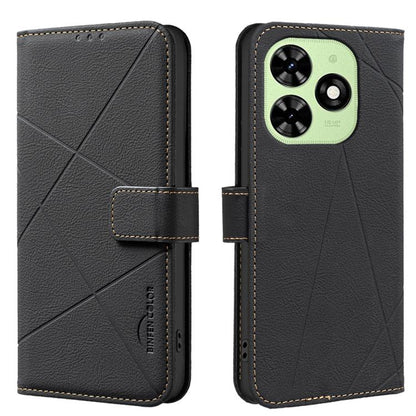Geometric Pattern RFID Leather Phone Case, For Tecno Spark 30 4G, For Tecno Pova 6 / Pova 6 Pro 5G, For Tecno Camon 30 4G / 30 5G, For Tecno Spark 20 Pro+, For Tecno Spark 20 Pro, For Tecno Spark GO 2024 / 20C / Pop 8, For Tecno Spark 20