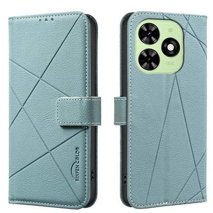 Geometric Pattern RFID Leather Phone Case, For Tecno Spark 30 4G, For Tecno Pova 6 / Pova 6 Pro 5G, For Tecno Camon 30 4G / 30 5G, For Tecno Spark 20 Pro+, For Tecno Spark 20 Pro, For Tecno Spark GO 2024 / 20C / Pop 8, For Tecno Spark 20