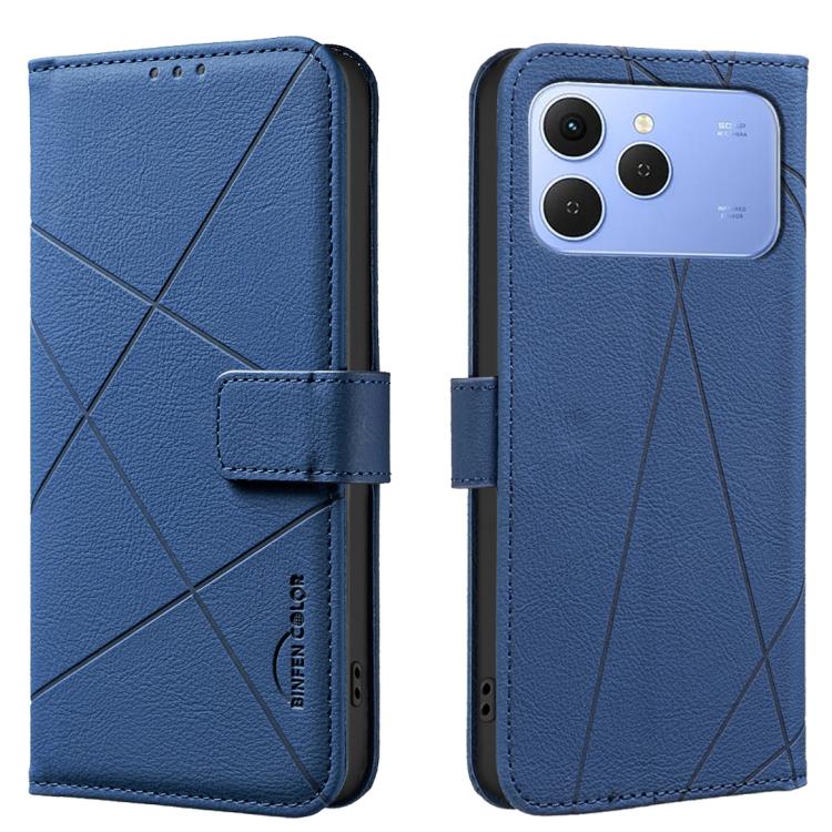 Geometric Pattern RFID Leather Phone Case, For Tecno Pova 8 5G, For Tecno Spark 50 5G, For Tecno Pova Curve 2 5G, For Tecno Spark 50 4G, For Tecno Camon 50 Pro 4G, For Tecno Camon 50 4G, For Tecno Spark Go 3, For Tecno Pova 7 Pro 5G                    ...