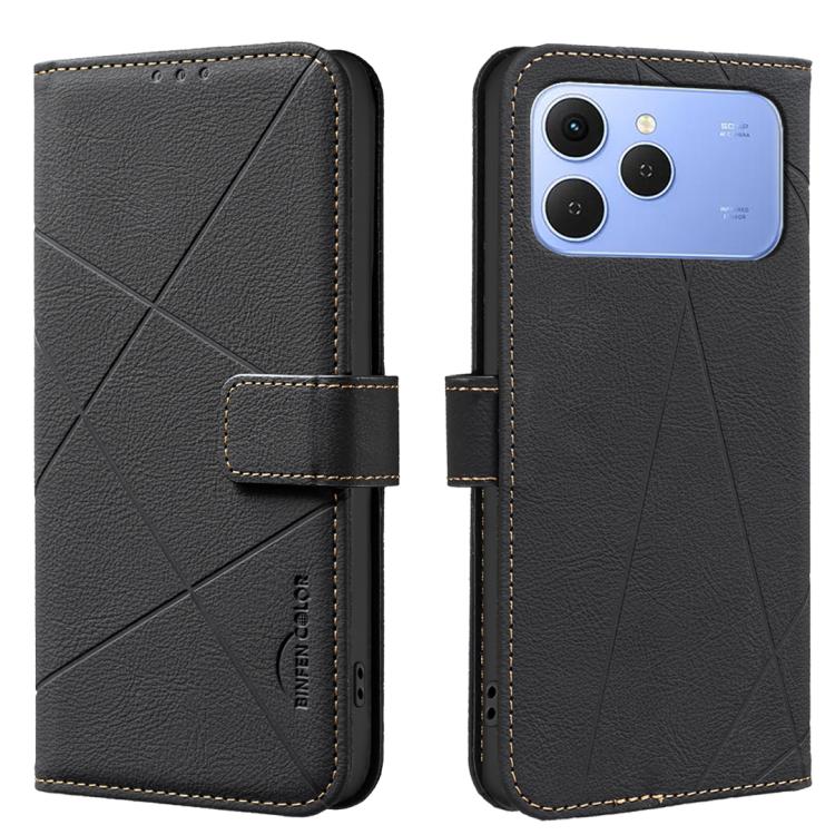Geometric Pattern RFID Leather Phone Case, For Tecno Pova 8 5G, For Tecno Spark 50 5G, For Tecno Pova Curve 2 5G, For Tecno Spark 50 4G, For Tecno Camon 50 Pro 4G, For Tecno Camon 50 4G, For Tecno Spark Go 3, For Tecno Pova 7 Pro 5G                    ...