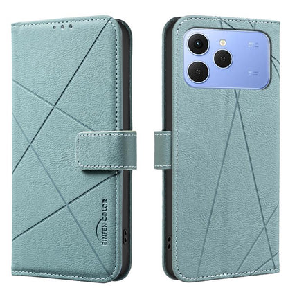 Geometric Pattern RFID Leather Phone Case, For Tecno Pova 8 5G, For Tecno Spark 50 5G, For Tecno Pova Curve 2 5G, For Tecno Spark 50 4G, For Tecno Camon 50 Pro 4G, For Tecno Camon 50 4G, For Tecno Spark Go 3, For Tecno Pova 7 Pro 5G                    ...