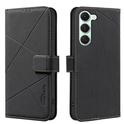 Geometric Pattern RFID Leather Phone Case, For Tecno Pova 8 5G, For Tecno Spark 50 5G, For Tecno Pova Curve 2 5G, For Tecno Spark 50 4G, For Tecno Camon 50 Pro 4G, For Tecno Camon 50 4G, For Tecno Spark Go 3, For Tecno Pova 7 Pro 5G                    ...