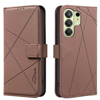 Geometric Pattern RFID Leather Phone Case, For Tecno Pova 8 5G, For Tecno Spark 50 5G, For Tecno Pova Curve 2 5G, For Tecno Spark 50 4G, For Tecno Camon 50 Pro 4G, For Tecno Camon 50 4G, For Tecno Spark Go 3, For Tecno Pova 7 Pro 5G                    ...