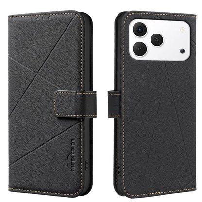 Geometric Pattern RFID Leather Phone Case, For Tecno Pova 8 5G, For Tecno Spark 50 5G, For Tecno Pova Curve 2 5G, For Tecno Spark 50 4G, For Tecno Camon 50 Pro 4G, For Tecno Camon 50 4G, For Tecno Spark Go 3, For Tecno Pova 7 Pro 5G                    ...