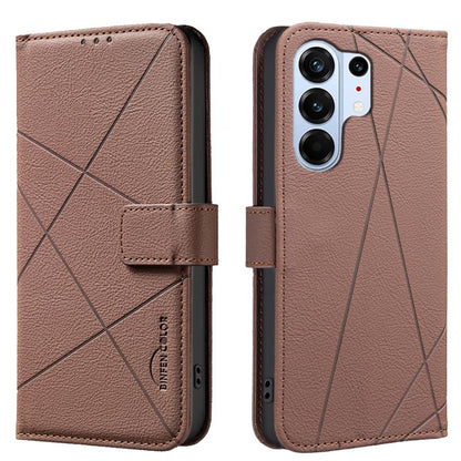 Geometric Pattern RFID Leather Phone Case, For Tecno Pova 8 5G, For Tecno Spark 50 5G, For Tecno Pova Curve 2 5G, For Tecno Spark 50 4G, For Tecno Camon 50 Pro 4G, For Tecno Camon 50 4G, For Tecno Spark Go 3, For Tecno Pova 7 Pro 5G                    ...
