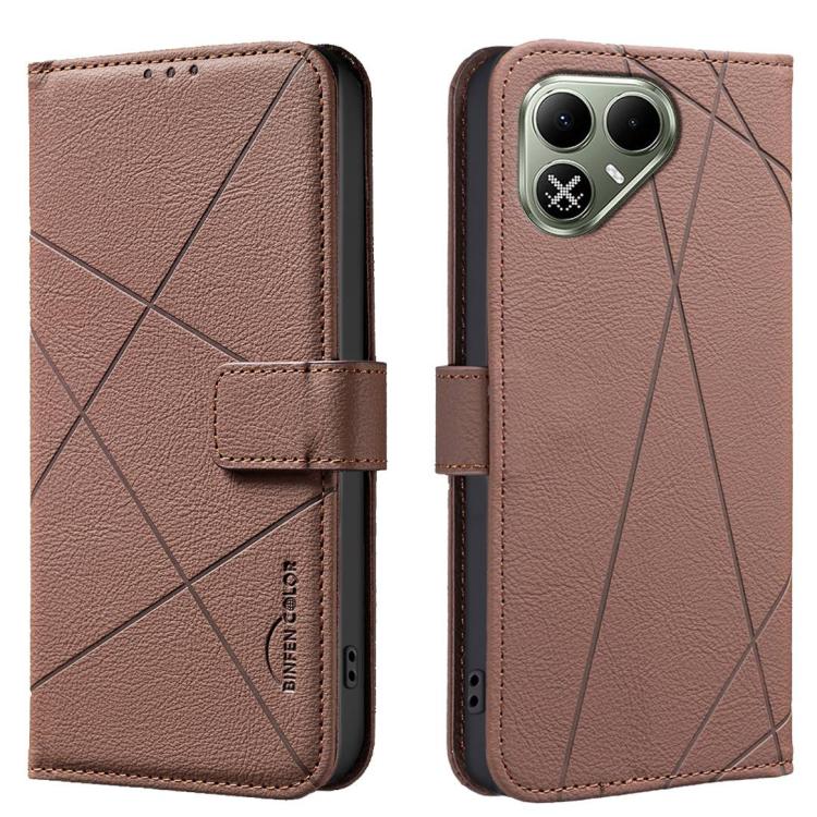 Geometric Pattern RFID Leather Phone Case, For Tecno Pova 8 5G, For Tecno Spark 50 5G, For Tecno Pova Curve 2 5G, For Tecno Spark 50 4G, For Tecno Camon 50 Pro 4G, For Tecno Camon 50 4G, For Tecno Spark Go 3, For Tecno Pova 7 Pro 5G                    ...