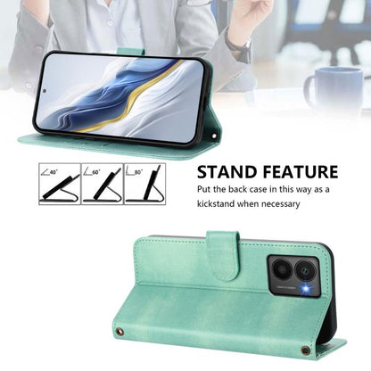 Line Splicing Buckle Retro Leather Phone Case, For HMD Fuison, For HMD Skyline, For HMD Pulse Pro / Pulse / Pulse+