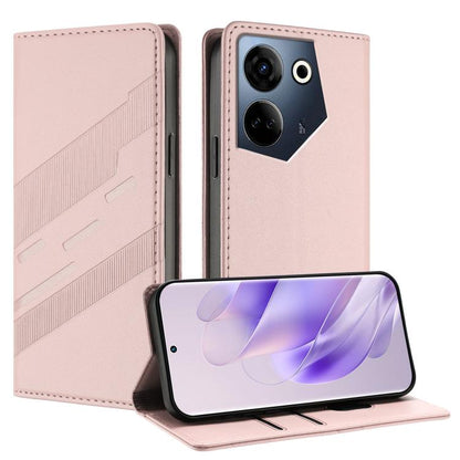 Embossed Multi-functional Wallet Retro Leather Phone Case, For Tecno Spark Go 2024 / Pop 8, For Tecno Pova 5 Pro, For Tecno Pova Neo 3, For Tecno Pova 5, For Tecno Camon 20 Premier, For Tecno Camon 20 Pro 5G, For Tecno Camon 20 / 20 Pro 4G             ...