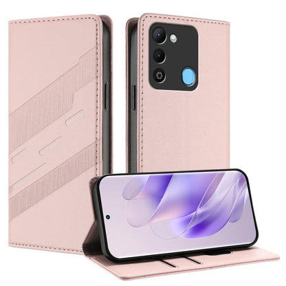 Embossed Multi-functional Wallet Retro Leather Phone Case, For Tecno Camon 19 / 19 Pro 5G, For Tecno Pova 4 Pro, For Tecno Pova 4, For Tecno Pova Neo 2, For Tecno Spark 9 / 8C, For Tecno Spark 9T / 9 Pro, For Tecno Camon 19 Neo, For Tecno Pop 5        ...