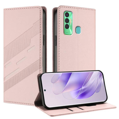 Embossed Multi-functional Wallet Retro Leather Phone Case, For Tecno Camon 19 / 19 Pro 5G, For Tecno Pova 4 Pro, For Tecno Pova 4, For Tecno Pova Neo 2, For Tecno Spark 9 / 8C, For Tecno Spark 9T / 9 Pro, For Tecno Camon 19 Neo, For Tecno Pop 5        ...
