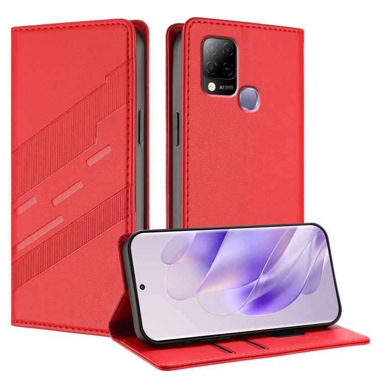 Embossed Multi-functional Wallet Retro Leather Phone Case, For Infinix Hot 12i, For Infinix Smart 6, For Infinix Hot 10T, For Infinix Hot 10i