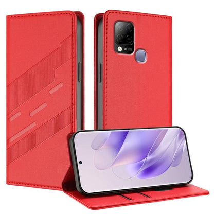 Embossed Multi-functional Wallet Retro Leather Phone Case, For Infinix Hot 12i, For Infinix Smart 6, For Infinix Hot 10T, For Infinix Hot 10i