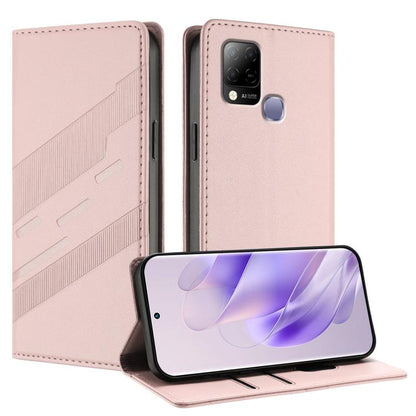 Embossed Multi-functional Wallet Retro Leather Phone Case, For Infinix Hot 12i, For Infinix Smart 6, For Infinix Hot 10T, For Infinix Hot 10i