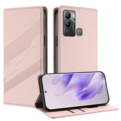 Embossed Multi-functional Wallet Retro Leather Phone Case, For Infinix Hot 12i, For Infinix Smart 6, For Infinix Hot 10T, For Infinix Hot 10i