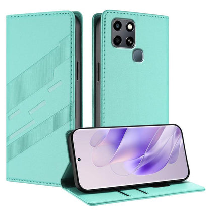 Embossed Multi-functional Wallet Retro Leather Phone Case, For Infinix Hot 12i, For Infinix Smart 6, For Infinix Hot 10T, For Infinix Hot 10i