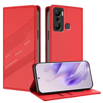 Embossed Multi-functional Wallet Retro Leather Phone Case, For Infinix Hot 20 5G, For Infinix Smart 7, For Infinix Hot 20i, For Infinix Zero 5G 2023, For Infinix Hot 20 Play, For Infinix Hot 20S, For Infinix Hot 20 4G, For Infinix Zero 20              ...
